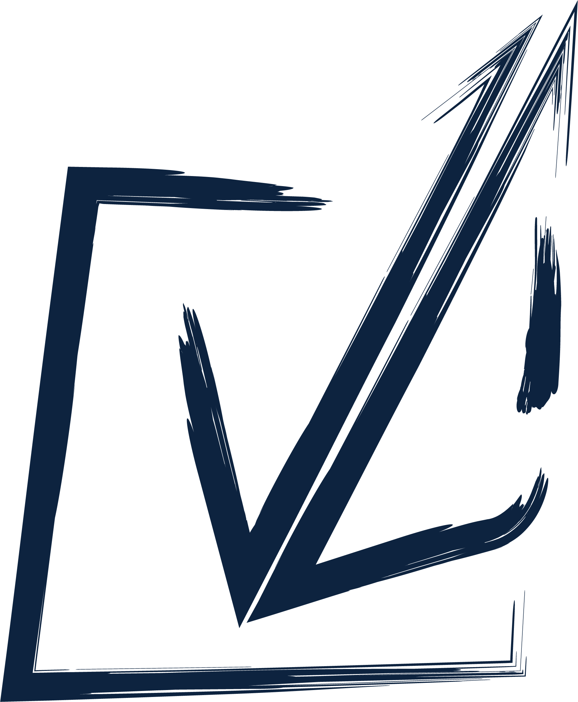 A logo with the letters j and d on an angle breaking out of a square